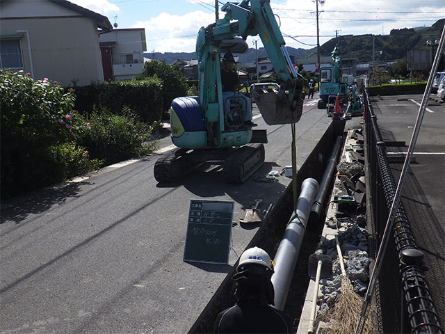 水道本管工事