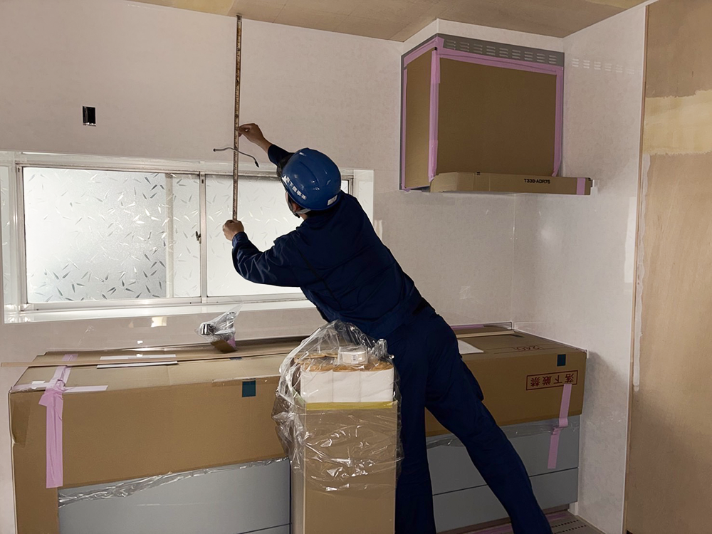 リフォーム監督業務の様子